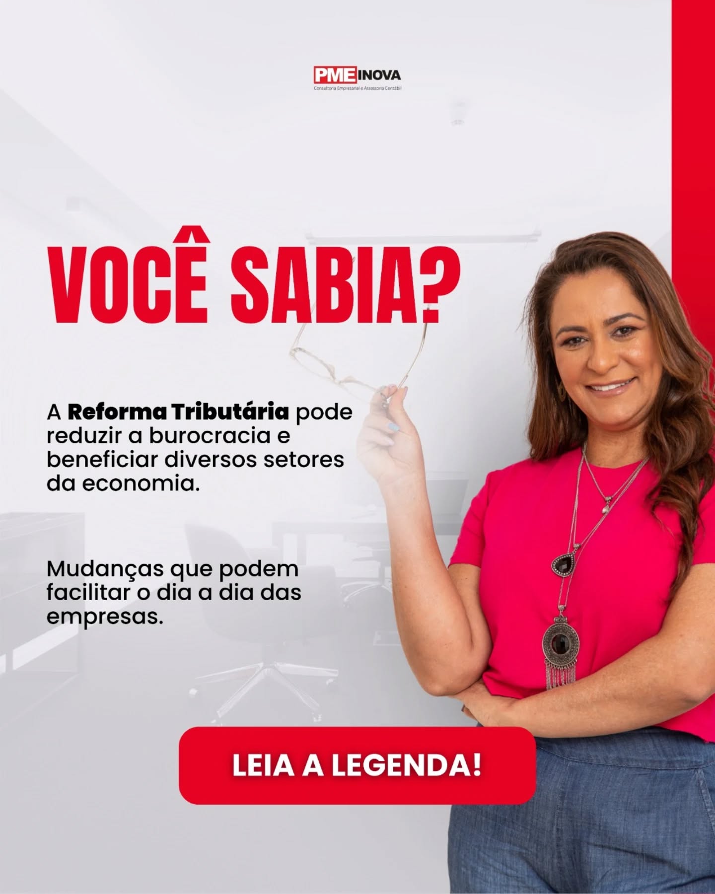 A Reforma Tributária promete transformar o sistema de impostos no Brasil, trazendo impactos significativos para empresas e consumidores.
🔎 Principais impactos:✔️ Redução da burocracia no pagamento de tributos.✔️ Substituição de vários impostos por um modelo mais simples.✔️ Mais transparência na carga tributária.🔎 Setores que podem ser beneficiados:✅ Pequenas empresas – menos complexidade e custos administrativos.✅ Indústria – fim da tributação em cascata.✅ Exportadores – desoneração nas vendas externas.✅ Agronegócio – regras mais equilibradas.⚠️ Apesar dos benefícios, cada setor pode sentir os efeitos de forma diferente. Por isso, é essencial acompanhamento profissional para entender os reflexos da reforma no seu negócio.
Na PME Inova, estamos atentos às mudanças e prontos para orientar você!📲 Fale com nossa equipe e prepare sua empresa para o futuro da tributação.#ReformaTributária #Contabilidade #GestãoEmpresarial #PMEInova #Empresas #Negócios #PequenasEmpresas #Empreendedorismo #Tributos #Economia