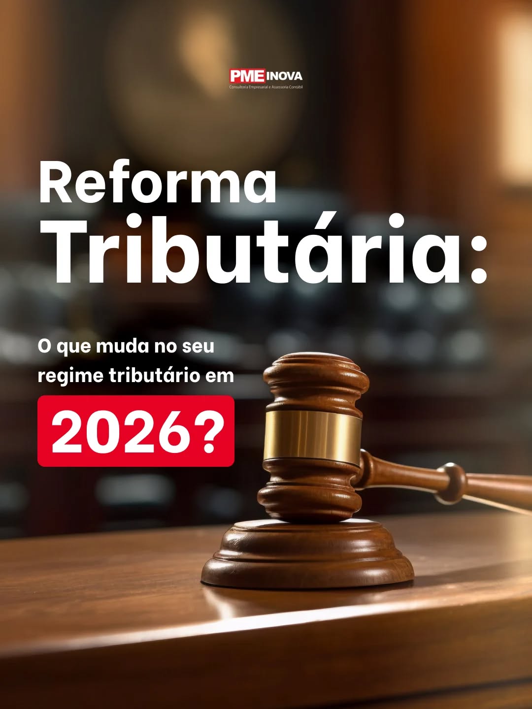 A Reforma Tributária traz mudanças estruturais na forma como os impostos serão apurados e recolhidos no Brasil. Para as empresas, isso significa revisão de regras que impactam diretamente carga tributária, precificação e margem de lucro.Em 2026, muitos regimes que hoje parecem adequados podem deixar de ser vantajosos. A ausência de análise prévia pode resultar em pagamento excessivo de impostos ou enquadramentos inadequados à nova realidade fiscal.O momento exige planejamento, simulação de cenários e decisões estratégicas antecipadas. Quem se prepara agora reduz riscos e ganha previsibilidade financeira.👉 Conte com a PME para avaliar os impactos da Reforma Tributária no seu negócio e definir o regime mais eficiente para o seu crescimento.