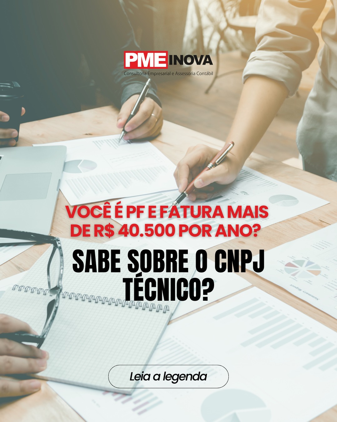 ✅ O chamado CNPJ técnico é uma inscrição no Cadastro Nacional da Pessoa Jurídica atribuída a uma pessoa física que fatura acima de R$ 40.500,00 por ano realizando atividades econômicas envolvendo bens ou serviços de forma profissional, habitual ou com características de atividade tributável.⛔ A obrigação passa a valer a partir de 01/08/2026 e depois da inscrição no CNPJ, a pessoa física deverá observar as obrigações acessórias aplicáveis, especialmente aquelas ligadas à emissão de documentos fiscais e ao destaque da CBS e do IBS, quando for o caso.A Reforma Tributária prevê um período de transição e adaptação. Mesmo assim, quem atua como contribuinte precisa se preparar desde já para evitar problemas cadastrais, fiscais e operacionais.Estar preparado para estas mudanças é fundamental e nós da PME Inova estamos à disposição para ajudar 😊#pmeinova  #cnpjtecnico #consultoriaempresarial #contabilidadedentista
