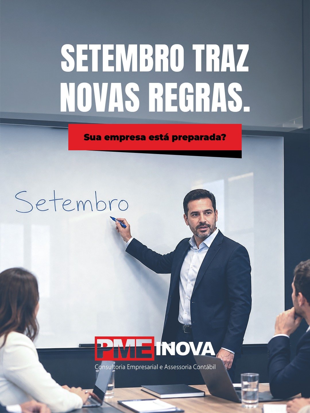 A Reforma Tributária já começa a trazer mudanças que vão impactar a rotina das empresas do Simples Nacional.Em setembro, três pontos merecem atenção:
✔ escolha entre recolher IBS e CBS por dentro ou por fora do DAS;
✔ riscos de desenquadramento do regime;
✔ novas regras para emissão da NFS-e pelo Portal Nacional.Essas mudanças podem afetar o planejamento tributário, a emissão de documentos e a organização da sua empresa.Antecipe-se: entender as novas regras agora pode evitar problemas no futuro.Fale com a PME Contabilidade e prepare seu negócio para essa nova fase.#reformatributaria #simplesnacional #contabilidade #gestaoempresarial #pme #pmecontabilidade