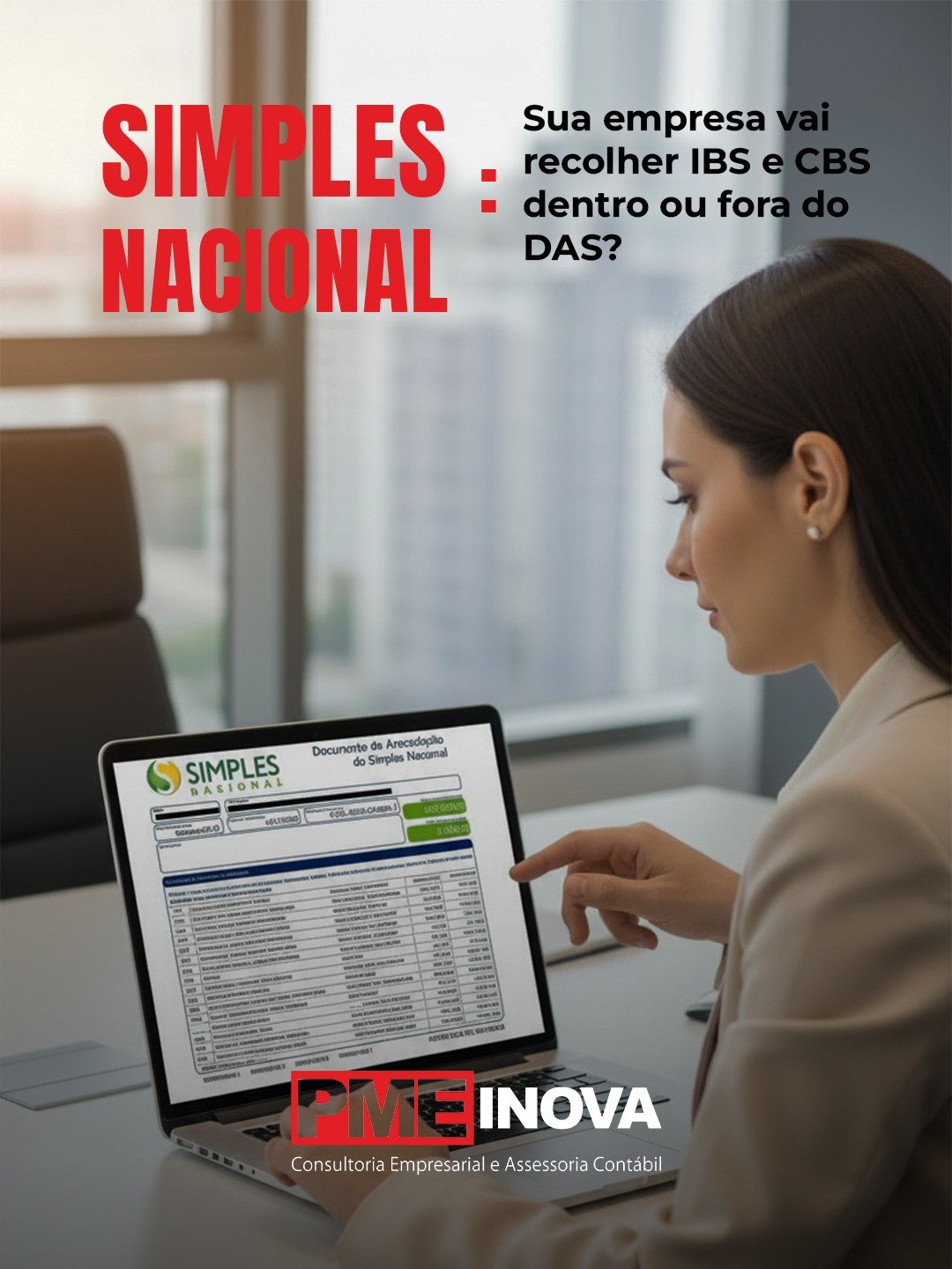 Empresas optantes pelo Simples Nacional terão uma escolha importante com a chegada da Reforma Tributária: definir como será o recolhimento do IBS e da CBS, novos tributos que farão parte do novo modelo tributário.Uma das opções será o recolhimento “por fora” do DAS, uma alternativa que pode ser interessante para determinados negócios, principalmente empresas que vendem para outras empresas e precisam oferecer créditos tributários aos seus clientes.Porém, essa decisão não deve ser tomada apenas pensando em uma possível vantagem.Cada empresa possui uma realidade diferente: segmento de atuação, perfil dos clientes, modelo de vendas e impacto financeiro precisam ser analisados antes da escolha.Uma decisão sem planejamento pode afetar a competitividade do negócio, a relação com clientes e até a forma como a empresa administra seus tributos.Na PME Contabilidade, analisamos o cenário da sua empresa para ajudar você a tomar decisões mais seguras e estratégicas.#simplesnacional #reformatributaria #contabilidadeempresarial #gestaotributaria #pmecontabilidade
