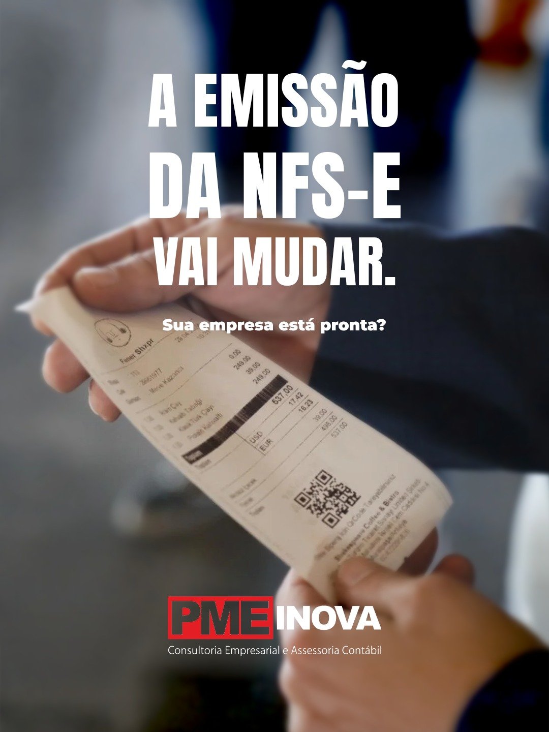 A Nota Fiscal de Serviço Eletrônica (NFS-e) passará por mudanças com a adoção do Portal Nacional da NFS-e, trazendo novos processos e ajustes na rotina das empresas prestadoras de serviços.Essa alteração não envolve apenas a troca de uma plataforma. Ela impacta a forma como a empresa emite suas notas, organiza suas informações fiscais e acompanha suas obrigações.Por isso, é fundamental que os prestadores de serviços antecipem essa adaptação, revisem seus processos e entendam como a mudança pode afetar o dia a dia do negócio.Empresas que se preparam com antecedência evitam erros, atrasos e possíveis transtornos na emissão das notas fiscais.A PME Contabilidade acompanha as mudanças tributárias e fiscais para ajudar sua empresa a passar por essa transição com mais segurança.#pmecontabilidade #nfse #notafiscaldeserviço #gestaofiscal #contabilidadeempresarial #reformatributaria