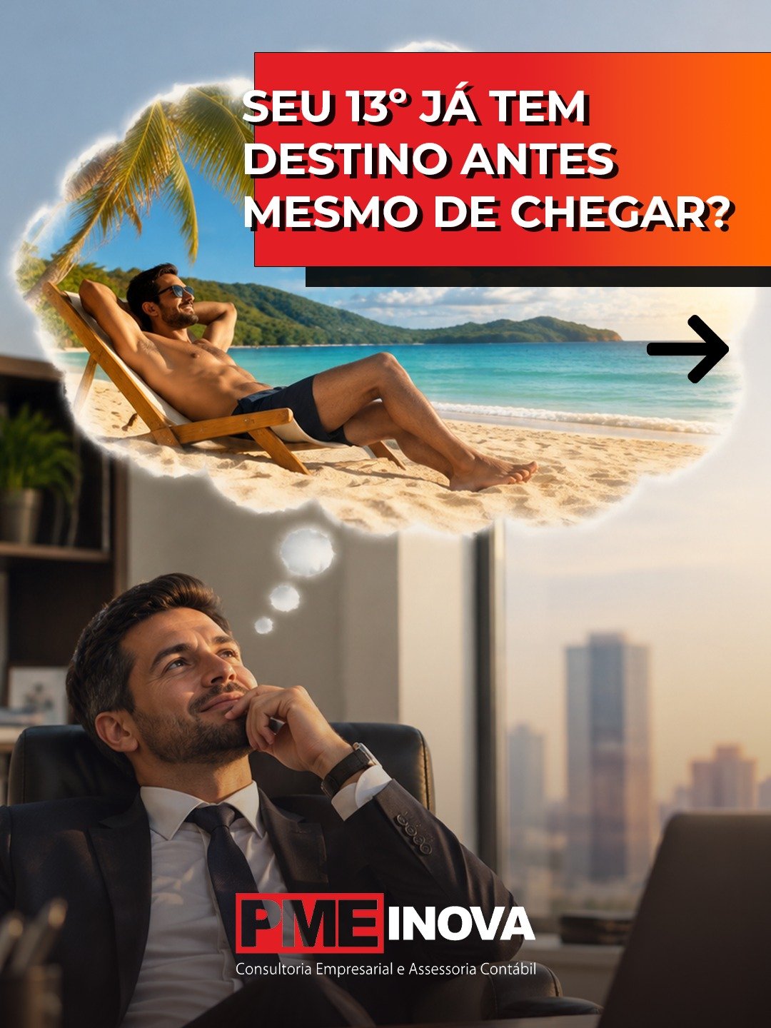 Seu 13º está chegando. Você já pensou em como aproveitar esse dinheiro? 💰Entre presentes, comemorações e contas do início do ano, fica fácil comprometer tudo sem perceber. Planejar é o primeiro passo para equilibrar suas necessidades e seus planos.E você não precisa organizar tudo sozinho: a PME também auxilia pessoas físicas no planejamento do orçamento doméstico. 🏡Seja nas finanças da casa ou da empresa, conte com a PME para colocar as contas em ordem e ter mais clareza nas suas decisões.📲 Fale com nossa equipe!#planejamentofinanceiro #decimoterceiro #orcamentodomestico #financaspessoais #pme